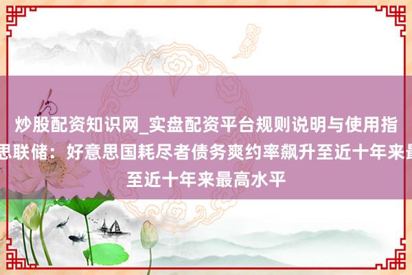 炒股配资知识网_实盘配资平台规则说明与使用指南 好意思联储：好意思国耗尽者债务爽约率飙升至近十年来最高水平
