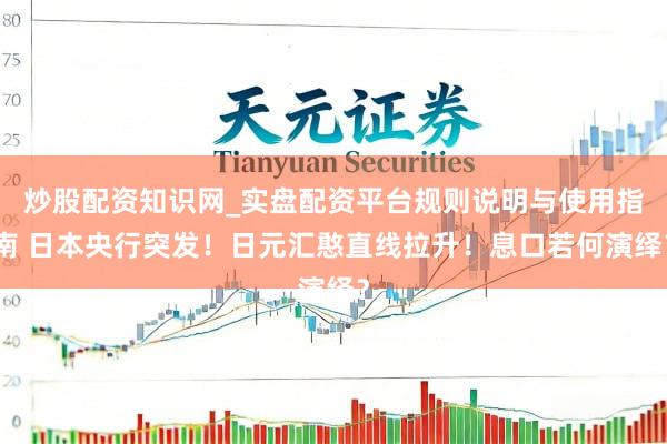 炒股配资知识网_实盘配资平台规则说明与使用指南 日本央行突发！日元汇憨直线拉升！息口若何演绎？