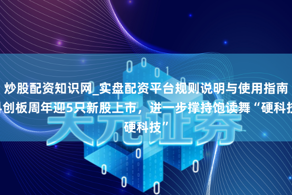 炒股配资知识网_实盘配资平台规则说明与使用指南 科创板周年迎5只新股上市，进一步撑持饱读舞“硬科技”