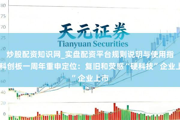 炒股配资知识网_实盘配资平台规则说明与使用指南 科创板一周年重申定位：复旧和荧惑“硬科技”企业上市