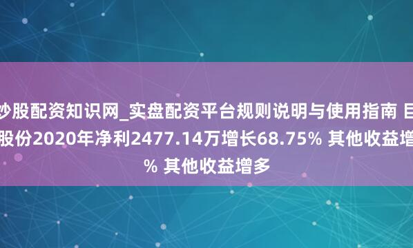 炒股配资知识网_实盘配资平台规则说明与使用指南 巨能股份2020年净利2477.14万增长68.75% 其他收益增多