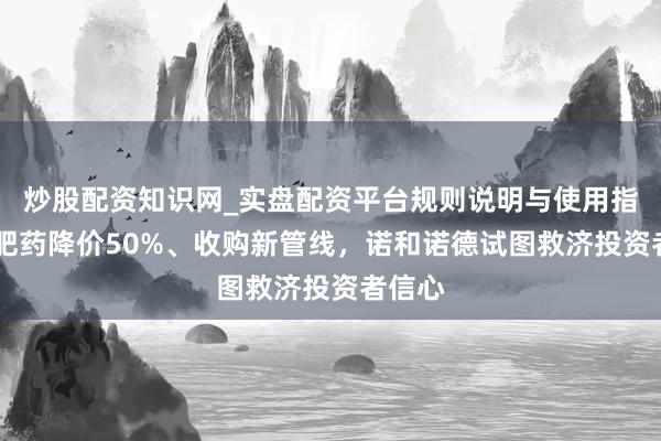 炒股配资知识网_实盘配资平台规则说明与使用指南 减肥药降价50%、收购新管线，诺和诺德试图救济投资者信心